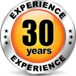 30 years of experience badge